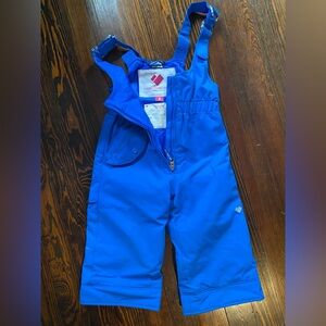 Obermeyer Vibrant Blue Kids Snow Bib Pant